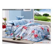 128 * 68 Floral Barato Pigmento Bonito Impressão Duvet Cover Conjuntos com Flower Bed Quilt Cover